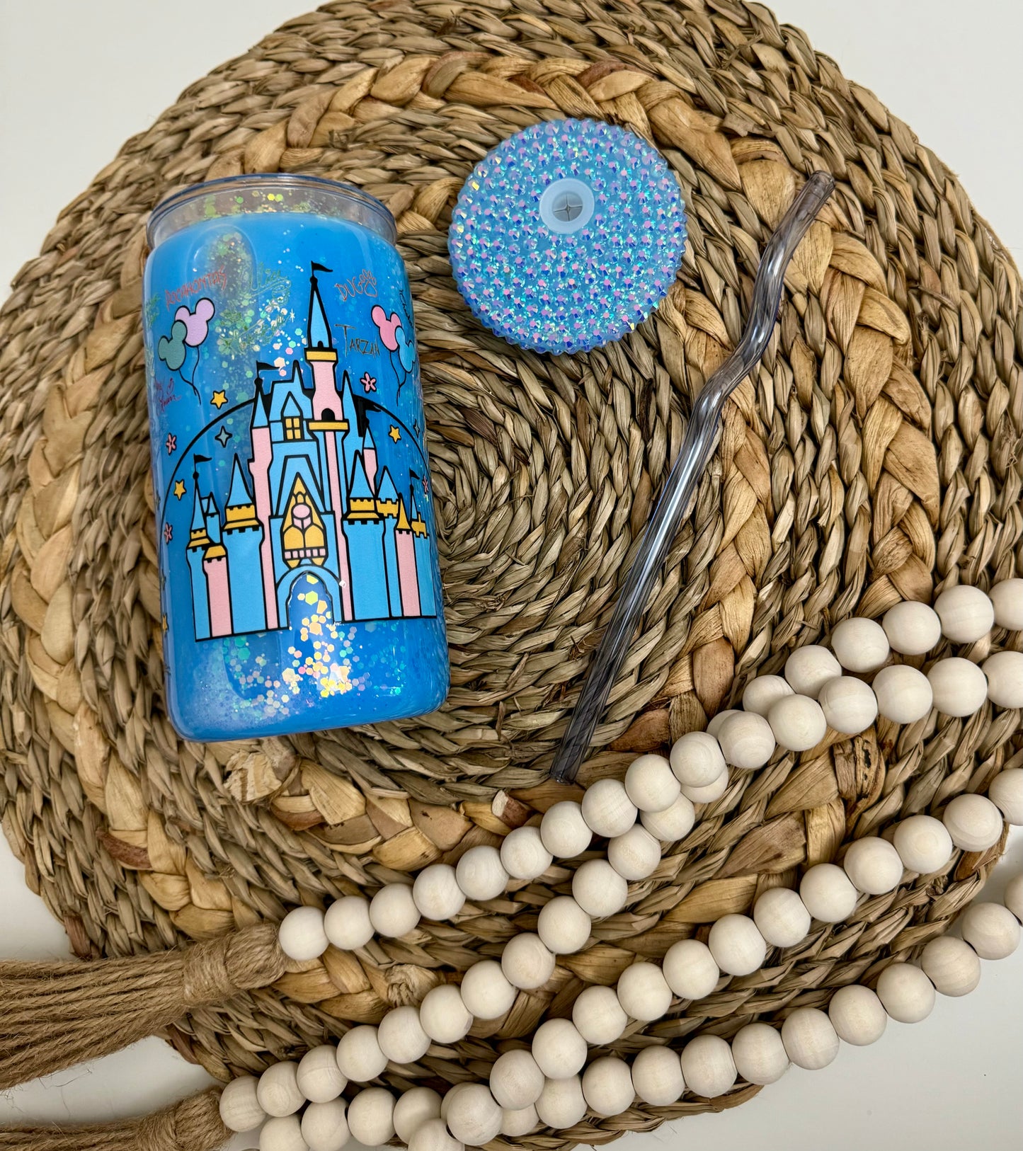Castle snowglobe tumbler