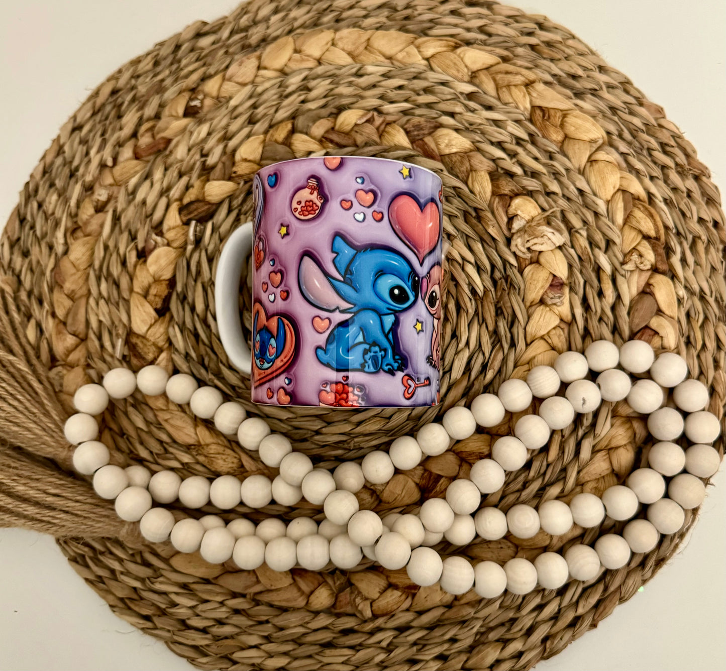Stitch valentine's mug