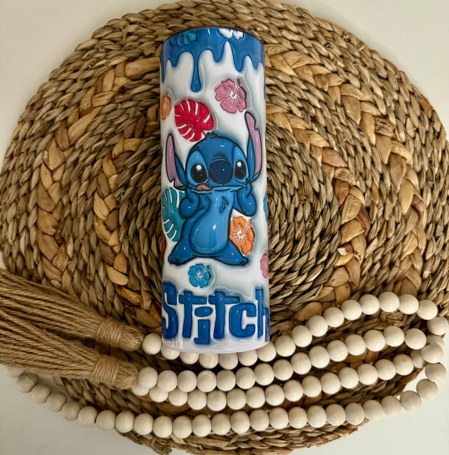 Stitch 3D stainless steel tumbler