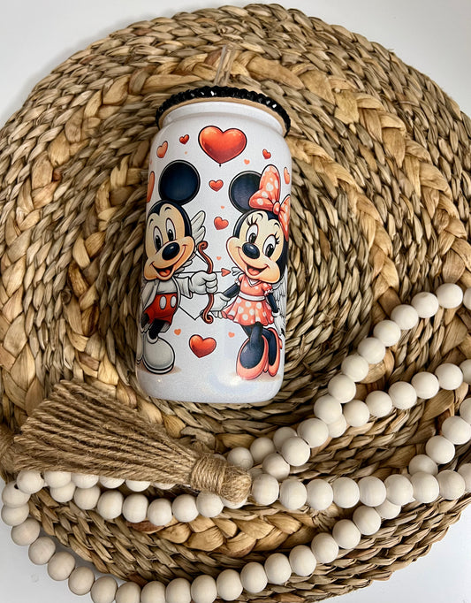 Minnie Valentine's glass cup